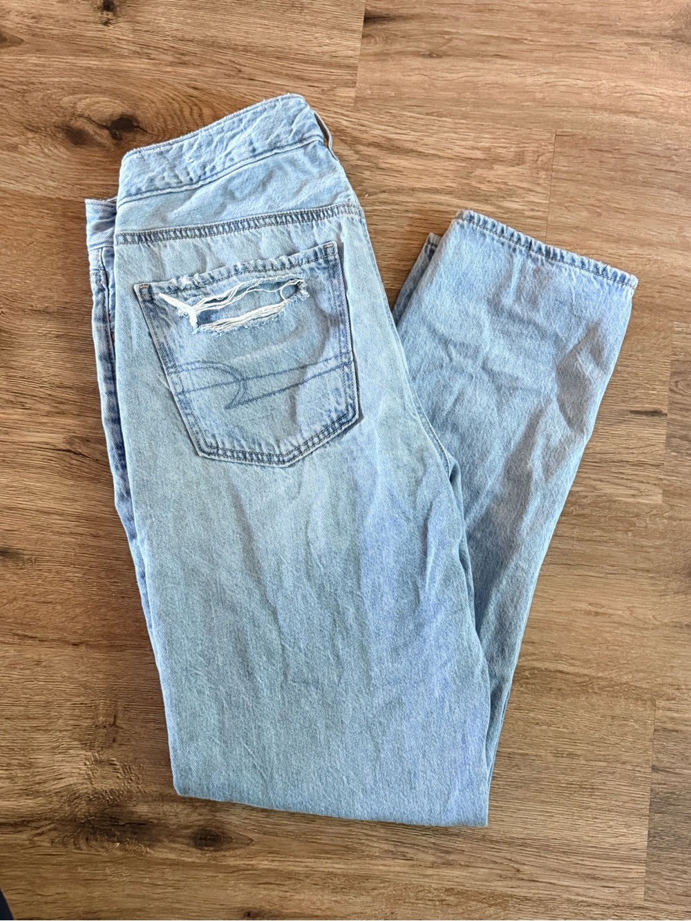 American Eagle Outfitters Light Blue Women's “tom girl” Jeans